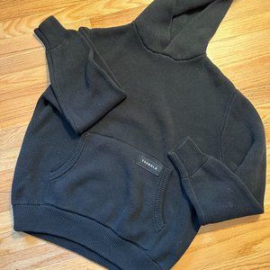 COPY - MOJAVE KNITTED HOODIE - BLACK